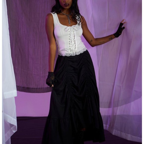 ISO White Corset Top - Picture 2 of 3